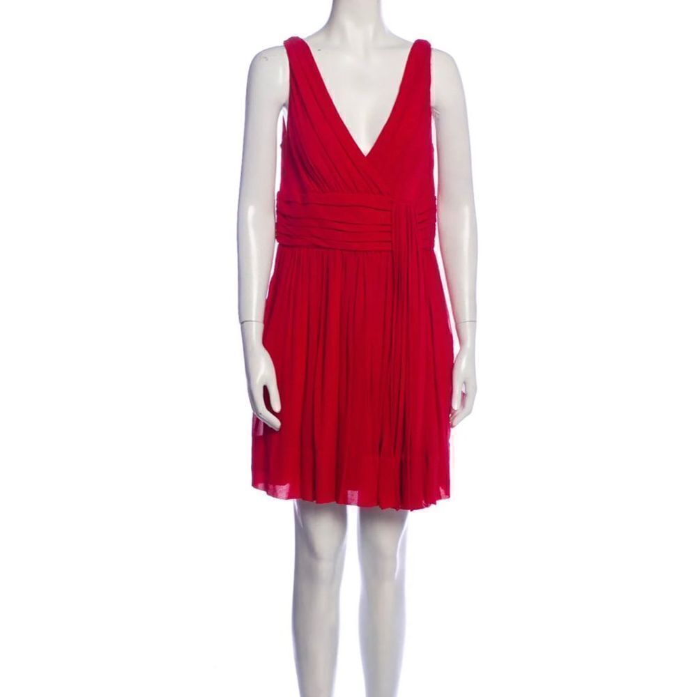 Temperley London Red Silk‎ Dress US size 6